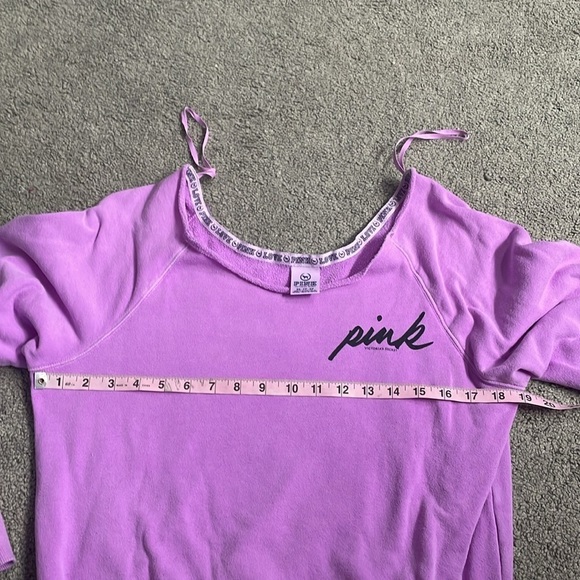 PINK Victoria’s Secret 2012 Purple Slouchy Crew Sweater | Size XS - Picture 9 of 10